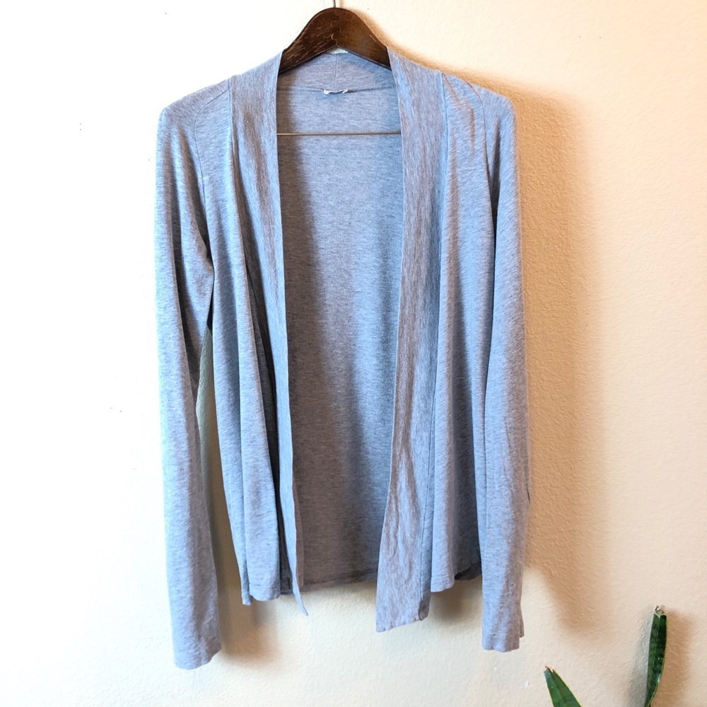 🛍 Splendid Woman’s Gray Open Cardigan Top